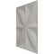 Ekena Millwork 11 7/8in. W x 11 7/8in. H Helene EnduraWall Decorative 3D Wall Panel Covers 0.98 Sq. Ft. WP12X12HECAB - alternate 2